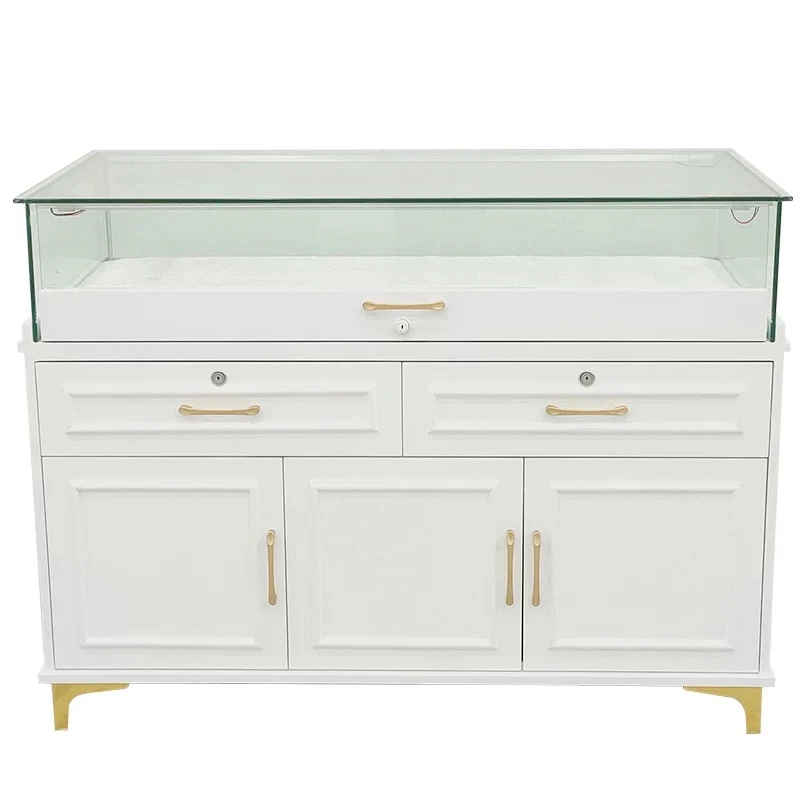 

Изготовление на заказ. Универсальный производитель OEM/ODM. Витрина для ювелирного магазина. Устойчивая, высококачественная витрина из закаленного стекла и нержавеющей стали для бутика.