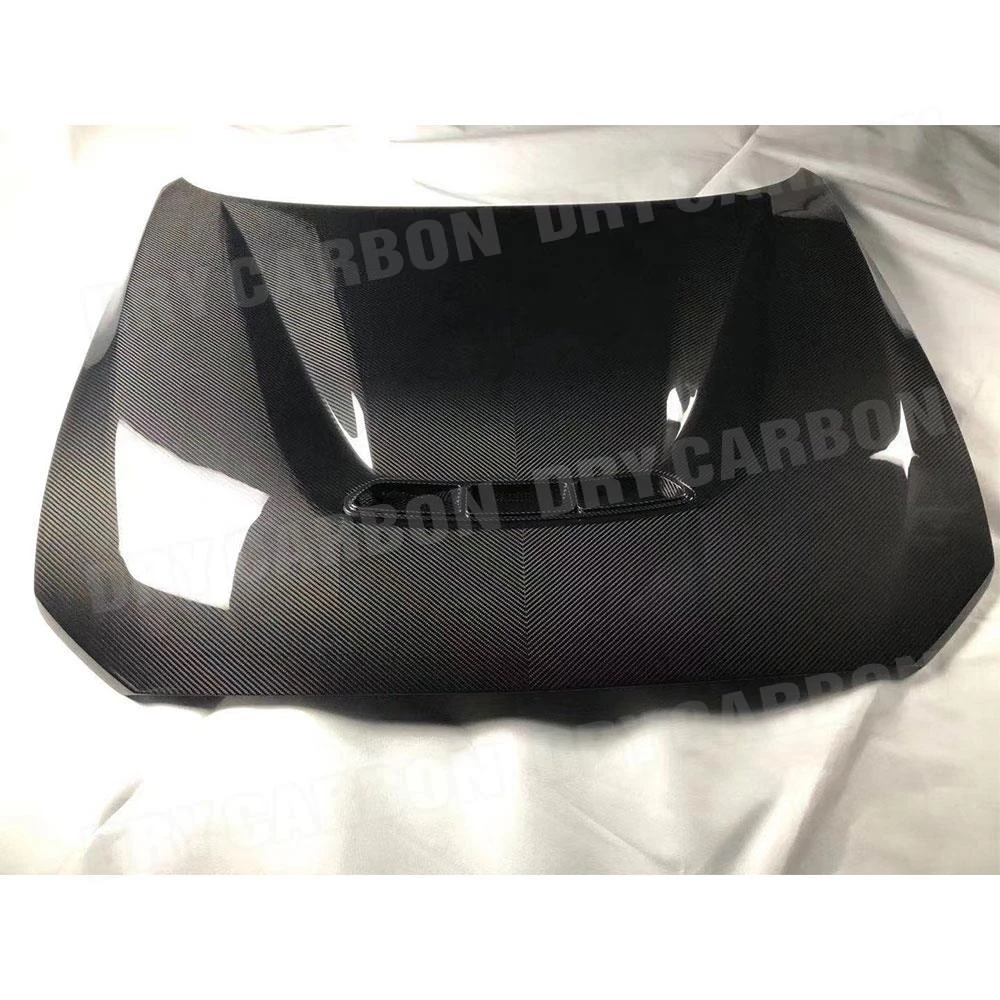 Dry Carbon Fiber C Style Front Engine Hood Cover Bonnet Cap for BMW 1 Series F20 2 Series F22 F87 M2 M2C Hood Accessories