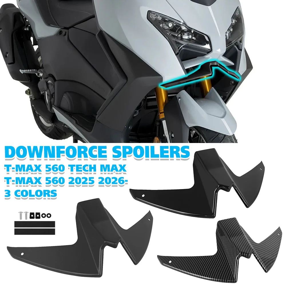 

For YAMAHA T-MAX 560 TECH MAX TMAX 560 25 26- Front Spoiler Downforce Winglets Fairing Aerodynamic Motorcycle Front Lip Spoiler