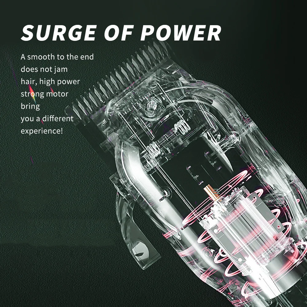 Профессиональная Мужская электрическая машинка для стрижки волос WAIKIL, многофункциональная скульптурная машинка с USB-зарядкой, мощный беспроводной триммер