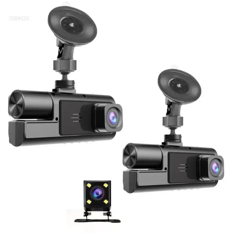 3inch Screen Video Recorder Motion Detection Dashcam Support Cycle Recording for Comprehensive Side Coverage