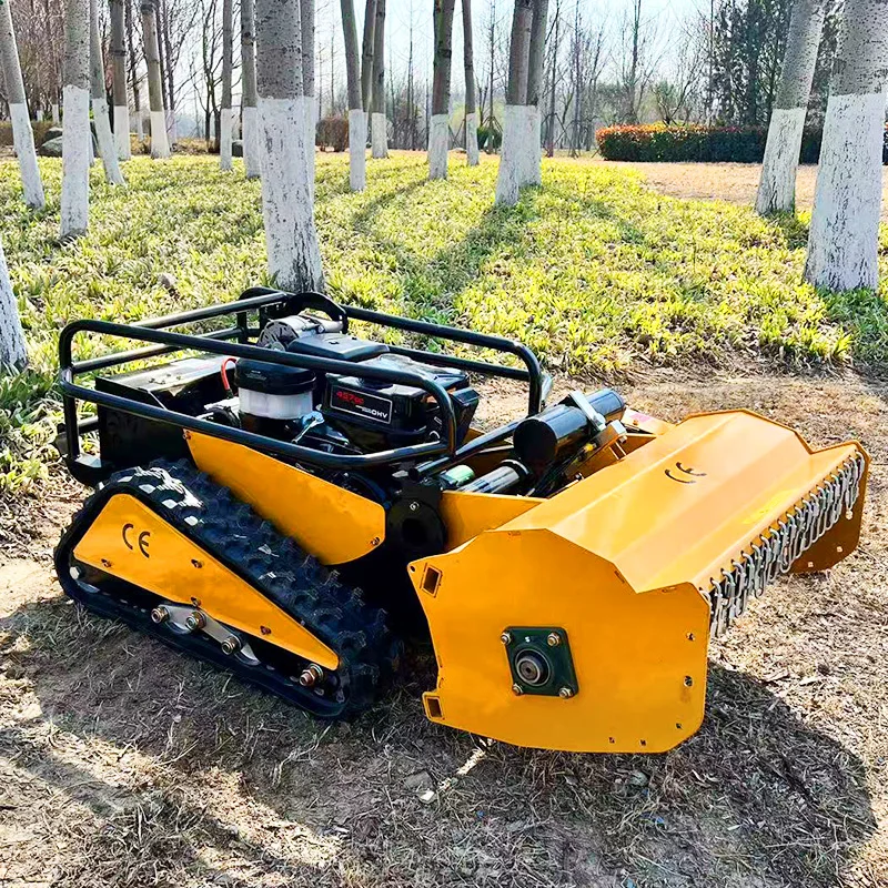 Customizable lawn mower that meets Euro 5 emission standards, remote-controlled self-propelled lawn mower robot