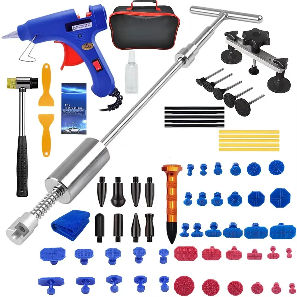 New Car Accessories Auto Dent Repair Kit Professional Mechanical Workshop Tools For Car Body Sheet Metal Puller Hail Pit