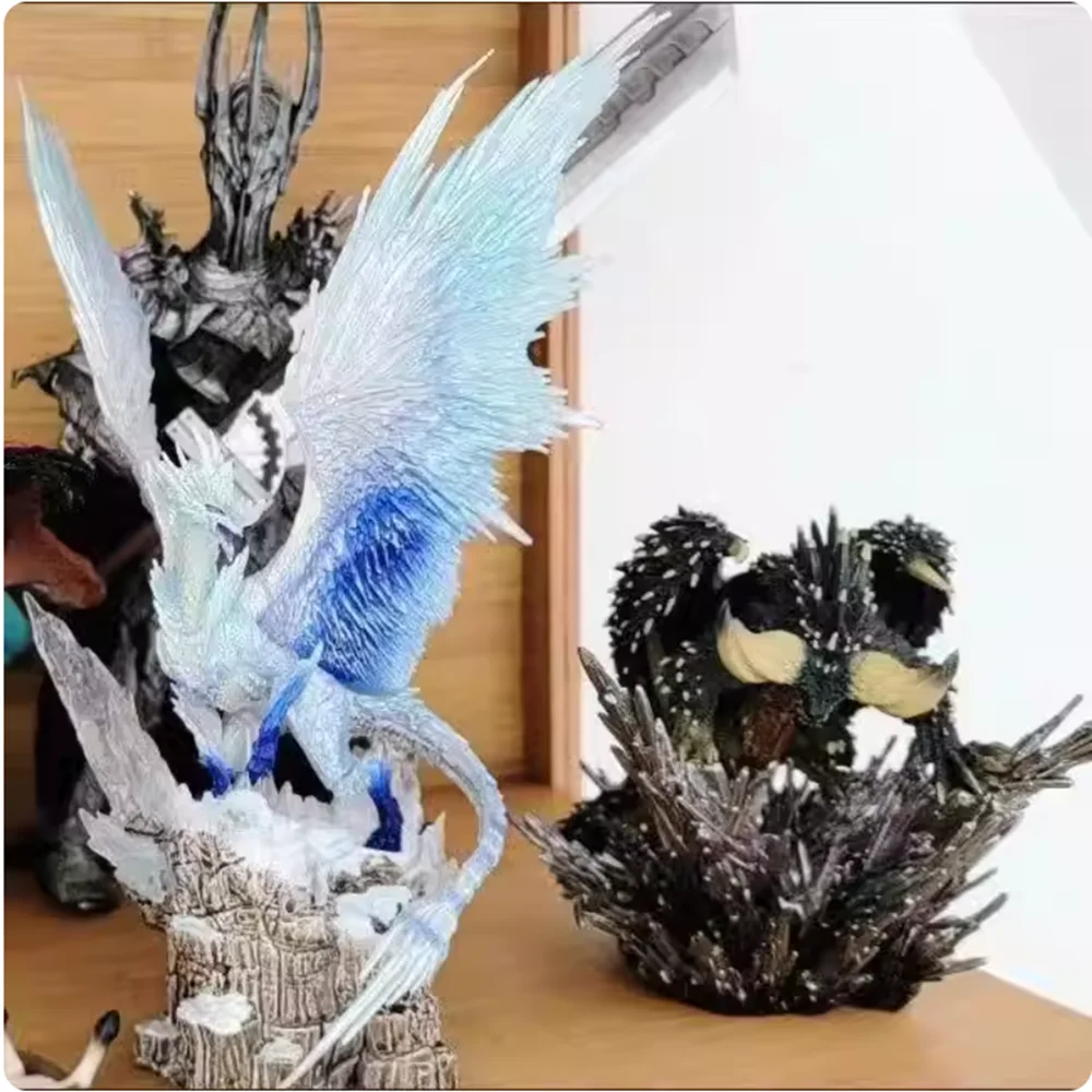 Monster Hunter Game Brachydios Nergigante World Ice Ancient Dragon PVC Action Figure Anime Figure Extinction Dragon Model Toys D