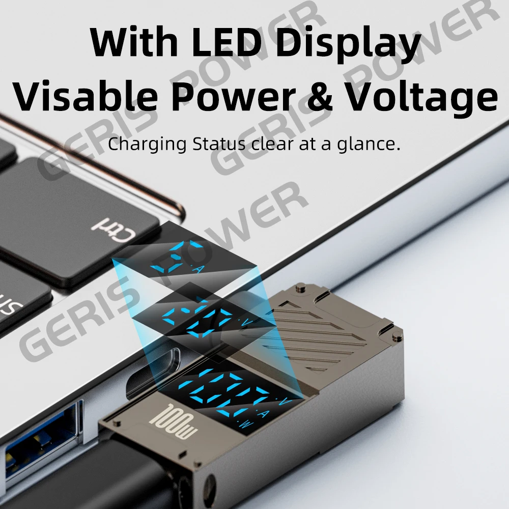 ​100W USB C PD to DC Power Connector 19V 20V Universal Laptop Power Adapter Charger Plug Jack Tip Converter for Lenovo Asus Hp