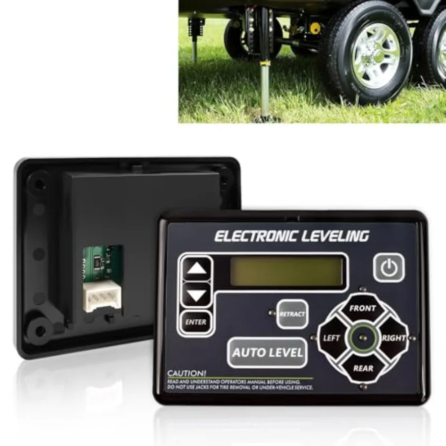 

Новая улучшенная сенсорная панель 421484 RV Auto-Level, прямая замена для систем Lippert, управление с земли, простая установка для 5-осных прицепов