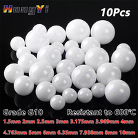 10Pcs G10 Precision ZrO2 Ceramic Bearing Balls Zirconium Oxide Smooth Round Ball Beads 1.5 2 2.5 3 3.175 3.969 4 4.763mm to 10mm