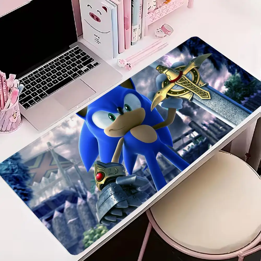 

Games Pad Computer TableVideo Game S-Sonic The-Hedgehog INS Tide Large Table Mat Student Mousepad Gamer Computer Keyboard Pad