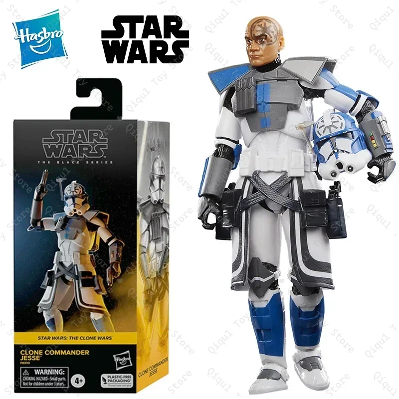 In Stock Hasbro Seri Hitam The Clone Wars Clone Commander Jesse 6 Icnhes Figur Aksi Asli Koleksi Hadiah Mainan Anak view 2