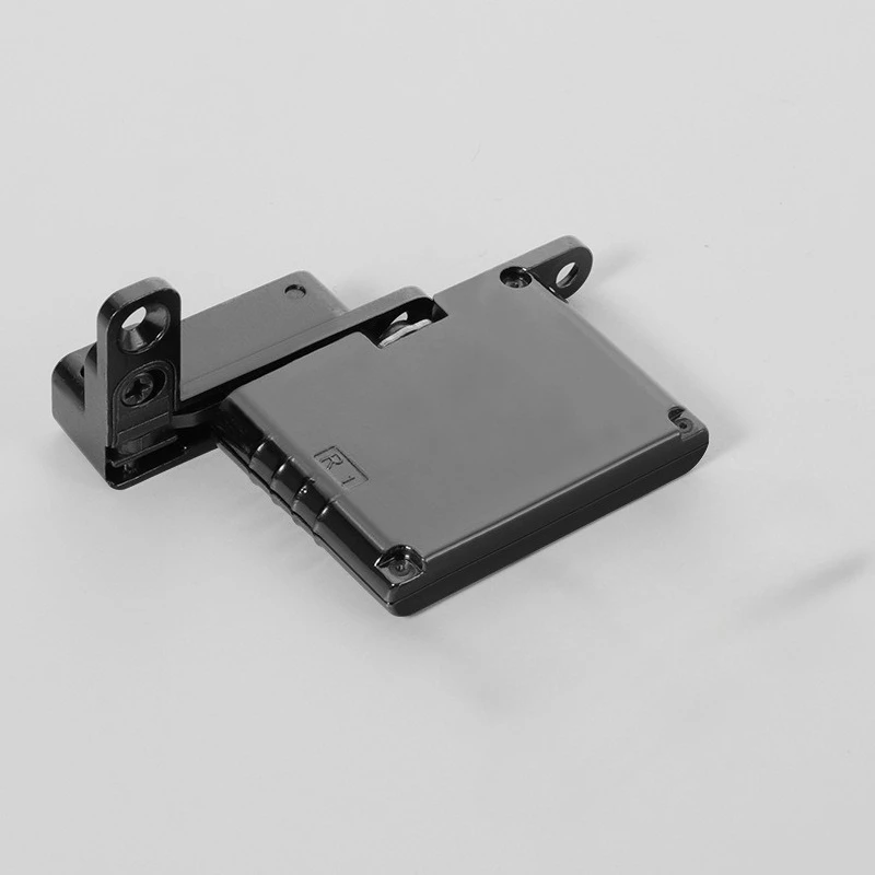 

1 пара скрытого верхнего нижнего крепления, мягкая поворотная петля для шкафа, кладовой, деревянная алюминиевая стеклянная дверь в рамке