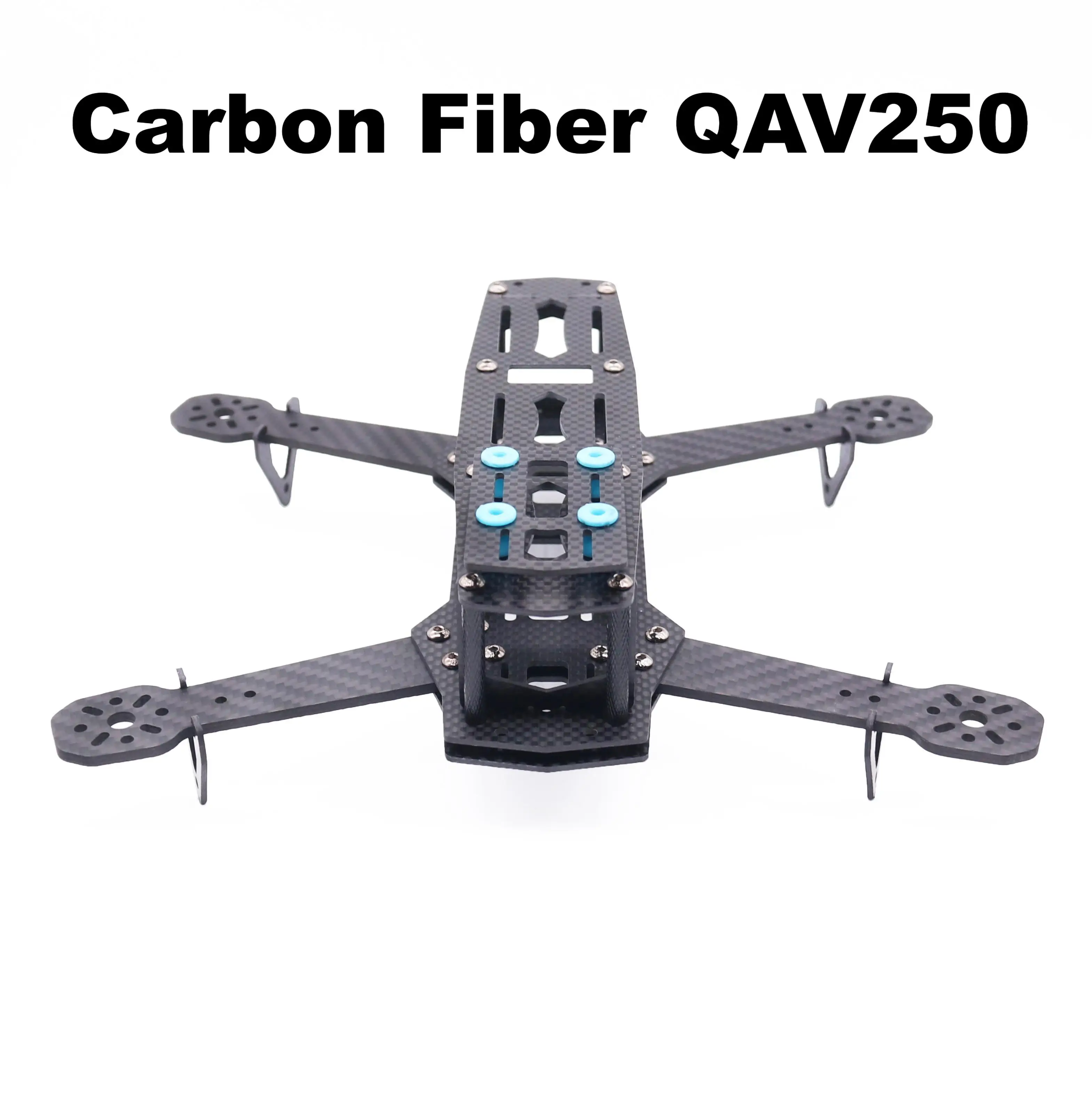 Happy 250 250mm WITH 3MM or 4MM Arm Carbon Fiber Quadcopter Frame Kit For ZMR250 QAV250 DroneHub Drone
