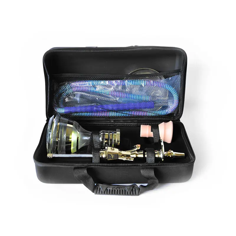 Single tube hookah portable