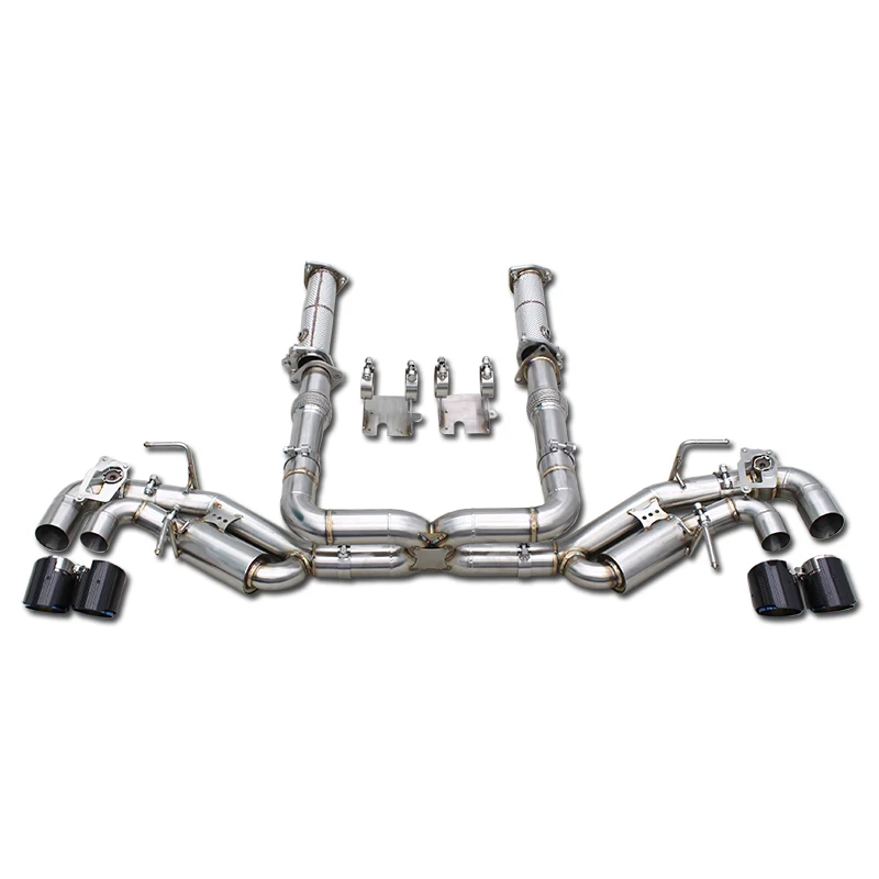 Auto OEM Valve Exhaust Muffler Pipe For Chevrolet CORVETTE E-Ray Stingray Z51 C8 6.2L 2019-2025 SUS304 Exhaust System