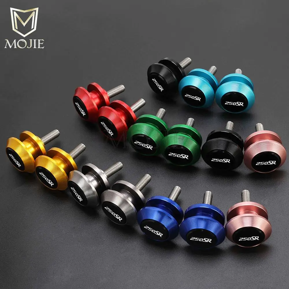 For CF MOTO 250SR 250 SR 250NK 2020 2021 2022 2023 Motorcycle CNC Swingarm Sliders Spools Stand Screws CFMOTO 10MM Accessories