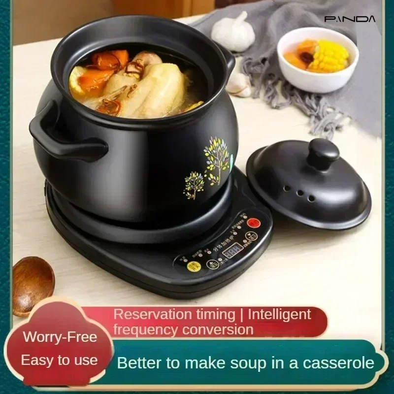 Cooker Automatic Stew Pot Casserole Stew Pot Home Plug-in Cooking Smart Ceramic Slow