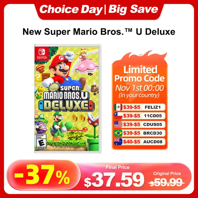 New fashion super mario bros switch price