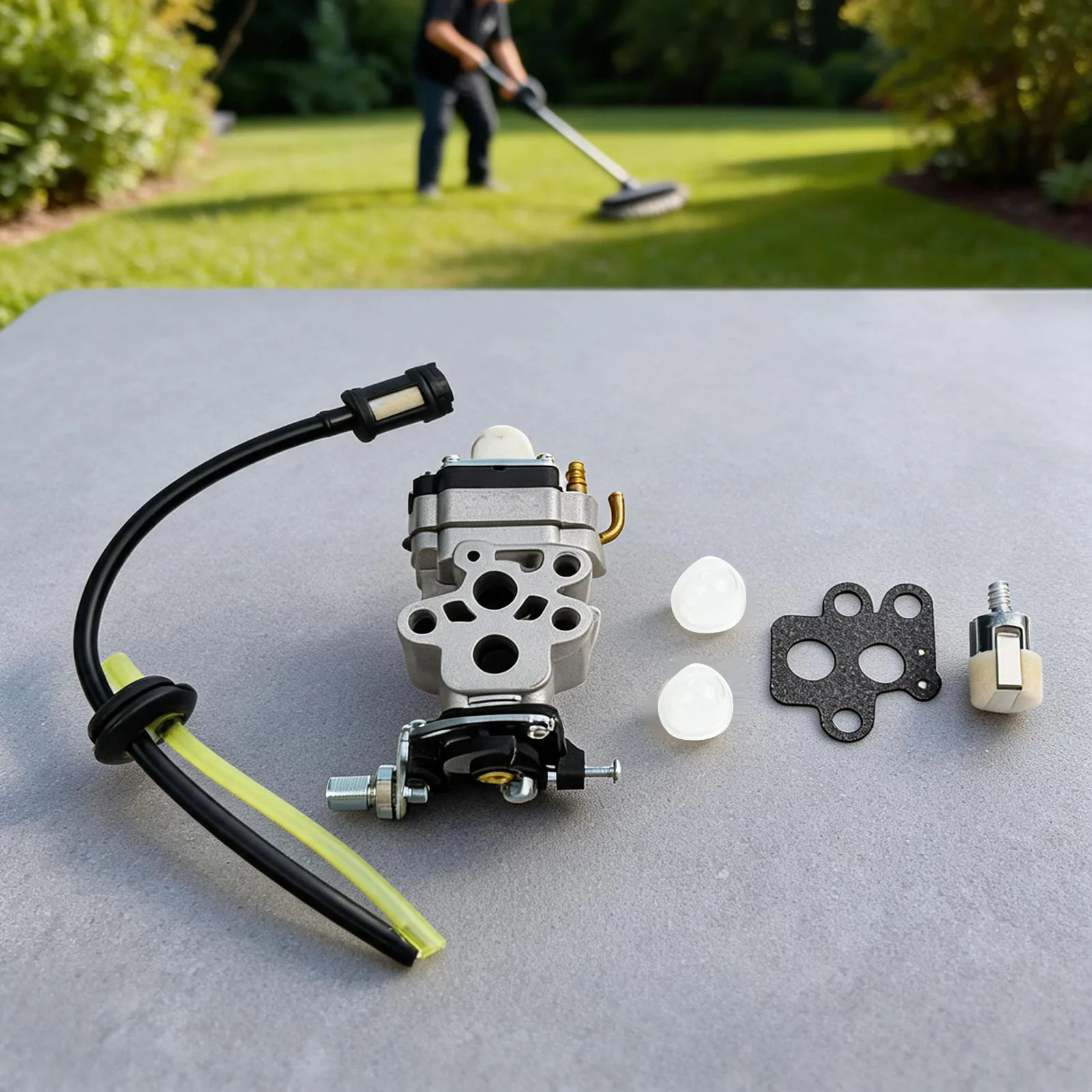 Carburetor Designed for RedMax LRTZ2460 HBZ2500 HBZ2600 & HBZ2601 Brushcutters/Blowers Components for Easy Use