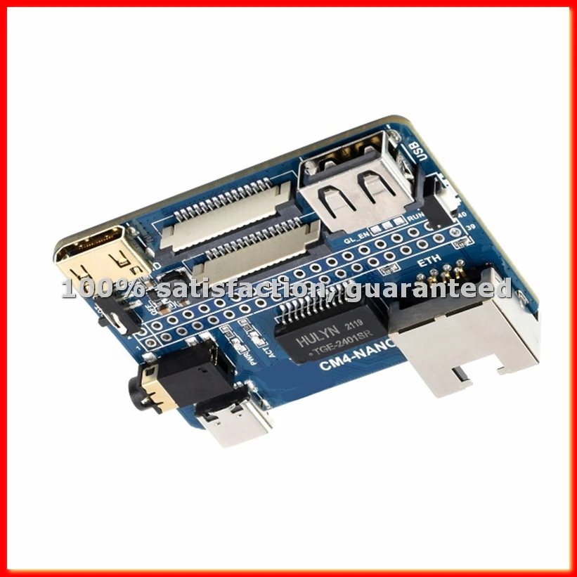 5V Mini CM4 Ethernet Carrier Board for RasPi RPI Compute Module 4 Lite EMMC IO USB Expansion Board-A13G