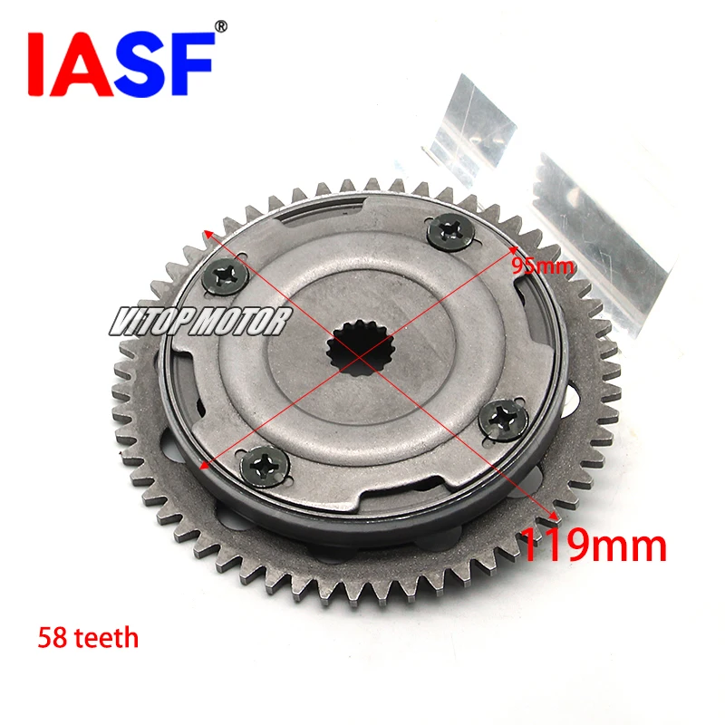 IASF Motorcycle Engine Starter Clutch Assy for YAMAHA ZUMA125 BWS125 YW125 NXC125 Cygnus-X BWS Zuma YW 125cc Motor Engine Parts