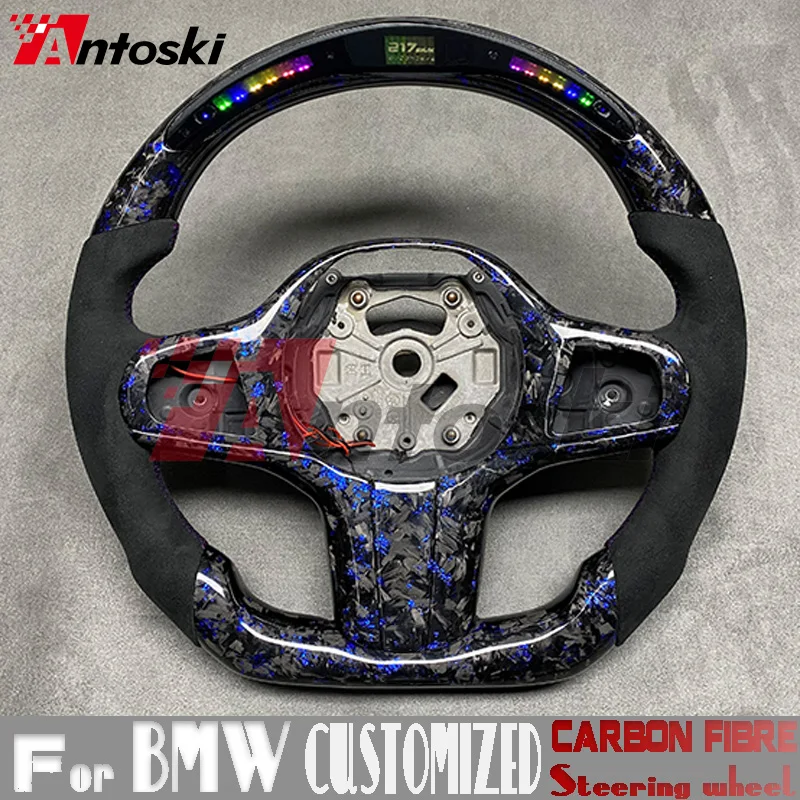 

Customized carbon fiber steering wheel for BMW G20 G22 G26 G29 G30 G32 G42 G80 G01 G02 G06 G14 G15 G16 F95 F96 F98 F92 1-4 serie