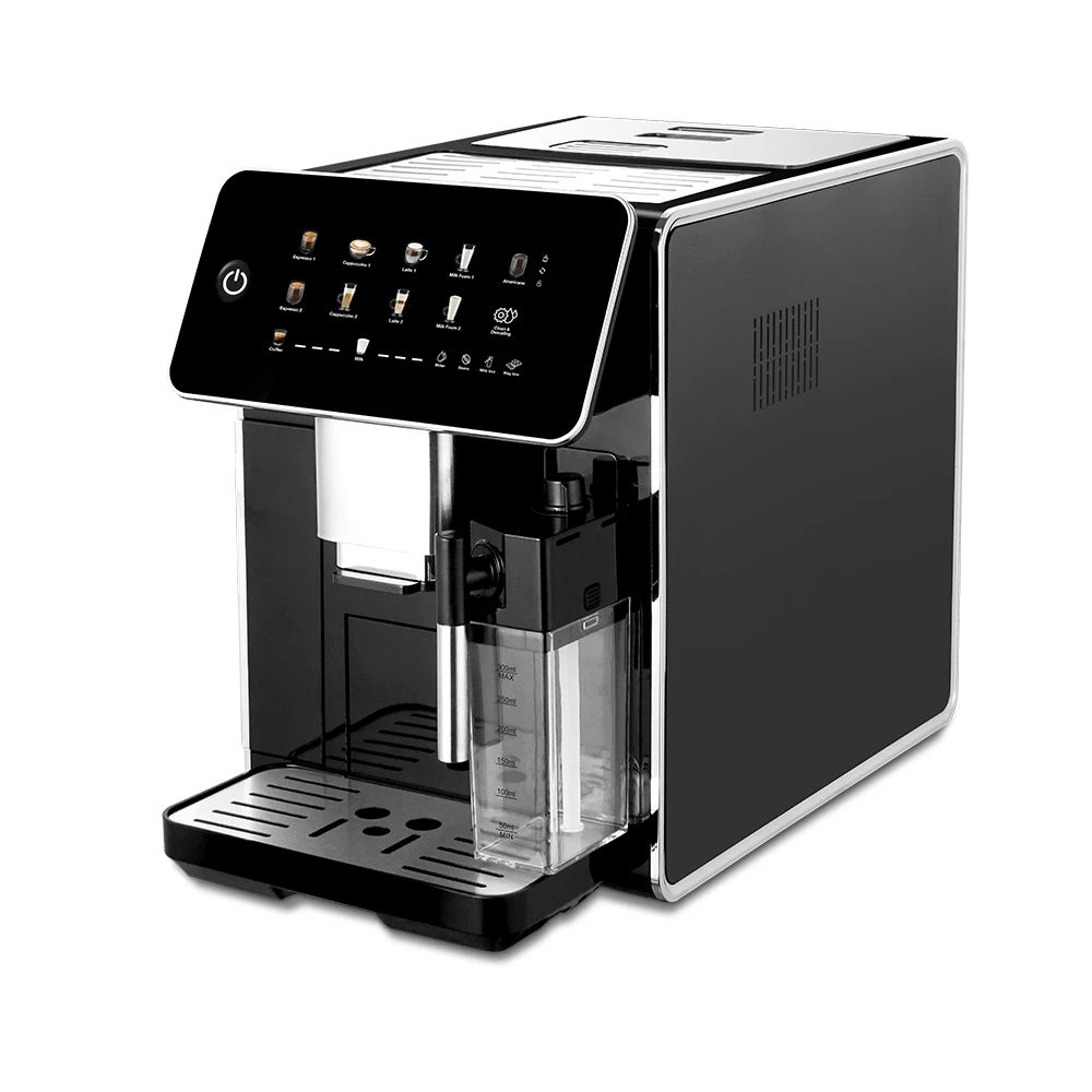 Casa totalmente automática cafeteira máquinas de café inteligente máquina de fazer café máquina de café expresso com moedor