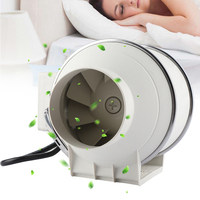 High Efficiency Inline Duct Fan Air Extractor Bathroom Kitchen Ventilation System   40W