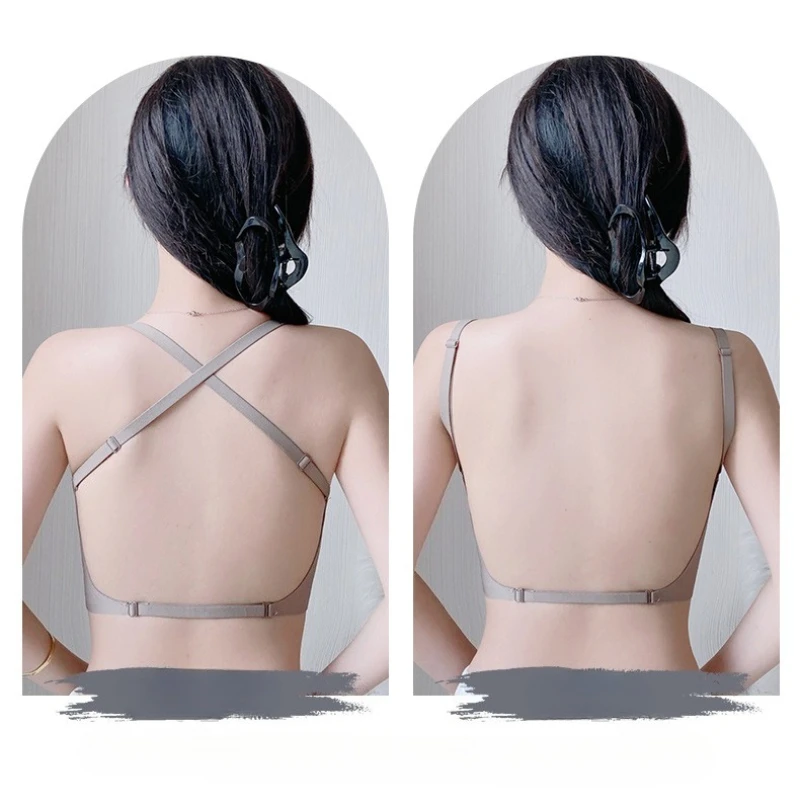 حمالة صدر رفيعة للغاية قابلة للتنفس 34-42BCD تصميم لاسلكي ساحر بدون خياطة ومضاد للإفراغ مع كوب داخلي قابل للفصل للنساء