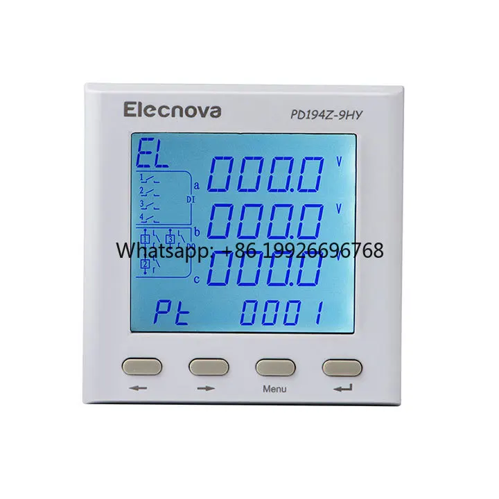 Active and Multi Analyser Harmonic Lcd Tcp Voltage Reactive Power Meter for Reactive Power Meter