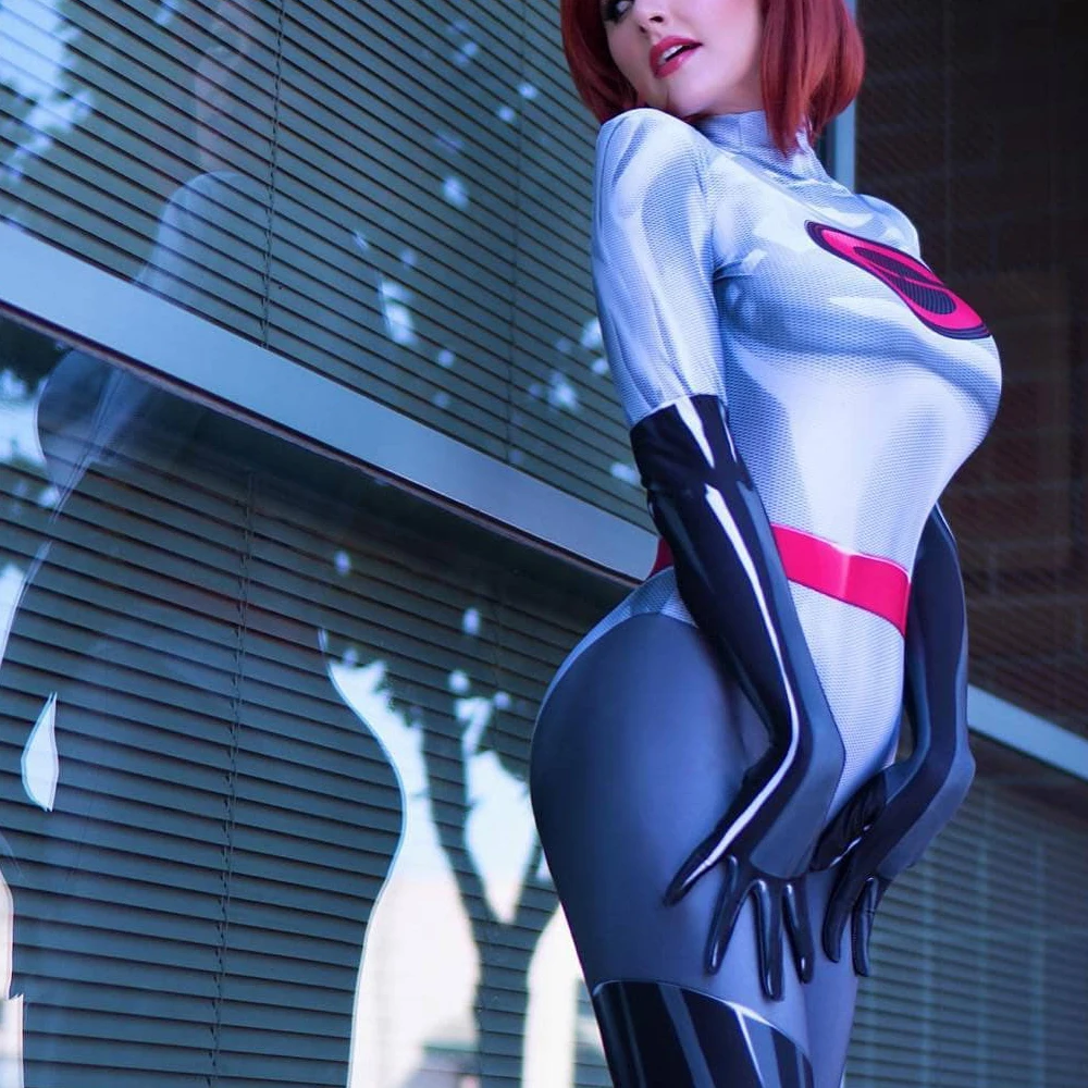 أزياء Elastigirl 2 التأثيرية للفتيات والنساء من Zentai بدلة الهالوين للبالغين والأطفال الخارقين
