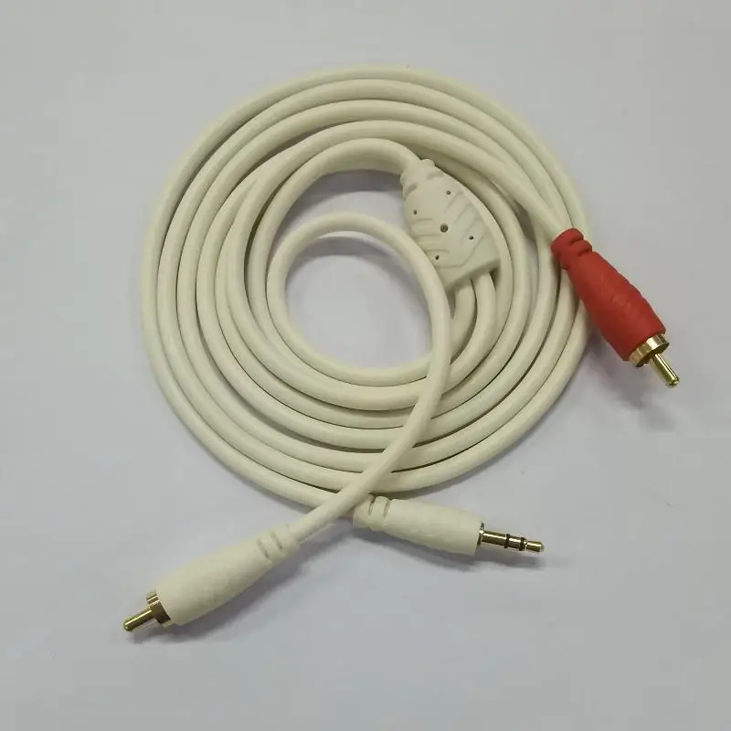 Kabel Audio 3.5mm do 2 RCA Pozłacany – Szeroka Kompatybilność