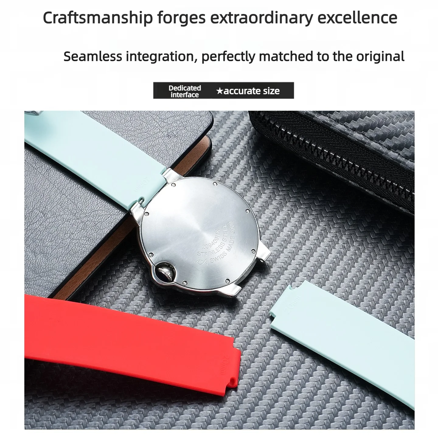 Convexe magnetische horlogeban - Cartier Watch Ballon Bleu recensie en prijs