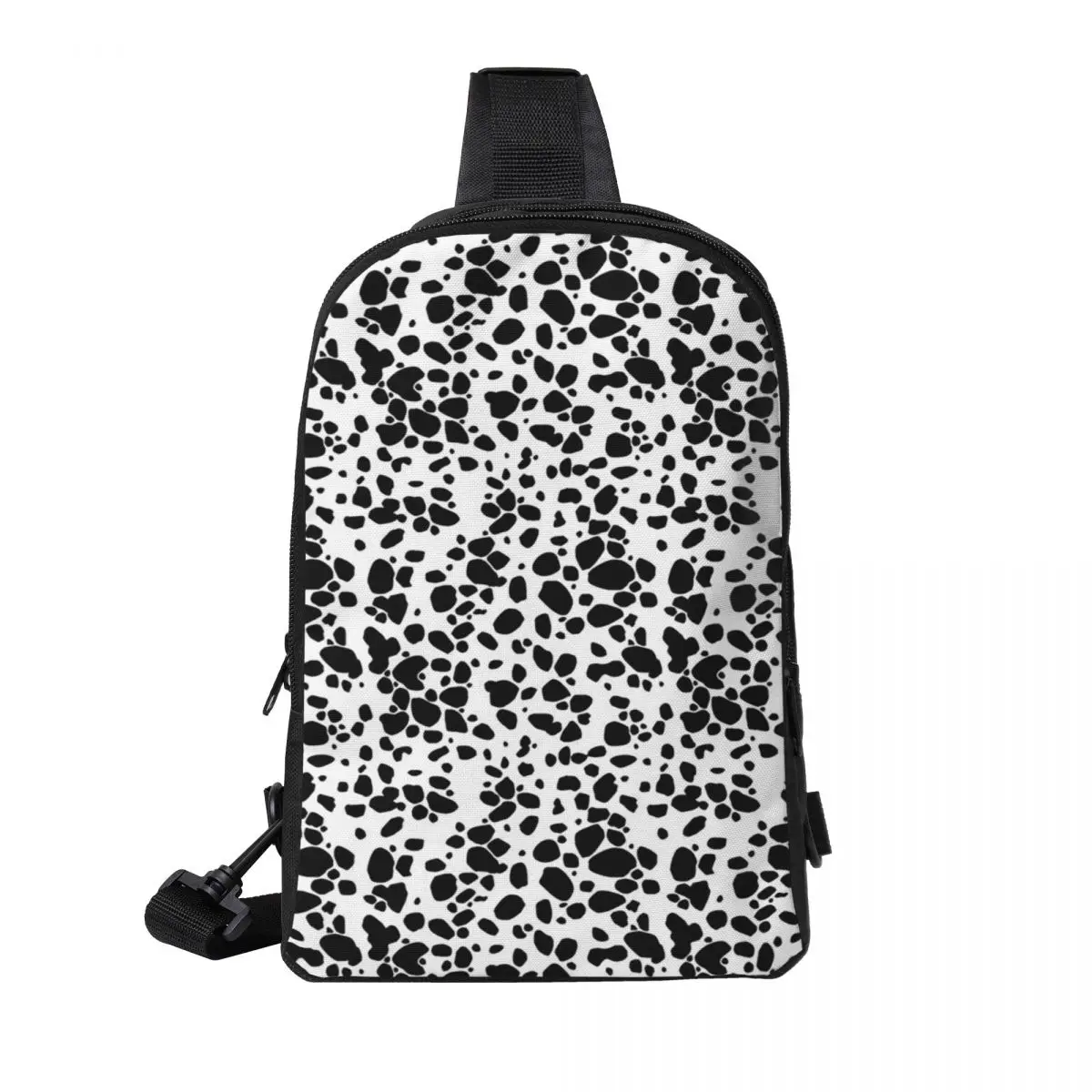 

Dalmatian Dog Print Chest Bag Men Sling Crossbody Backpack Chest Bag Traveling Hiking Daypack Shoulder Bag