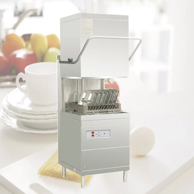220V 380V 상업용 식기세척기 수직형 60초 고속 세척 식기세척기