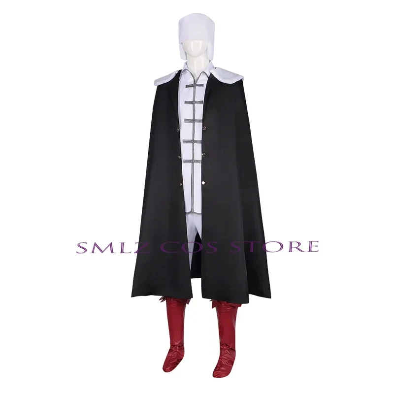 

Fyodor D Dostoevsky Cosplay Anime Bungo Stray Dogs Costume Uniform Cloak Hat Wig Set Halloween Party Outfit for Women r;5'b\7,k/