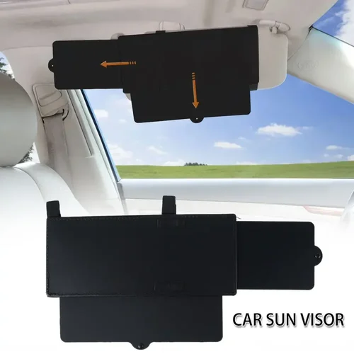 Imagen 1 del producto Nueva cubierta de parasol para parabrisas de coche, extensor de tablero de extensión de visera, parasol de ventana lateral delantera, accesorios antideslumbrantes para camión