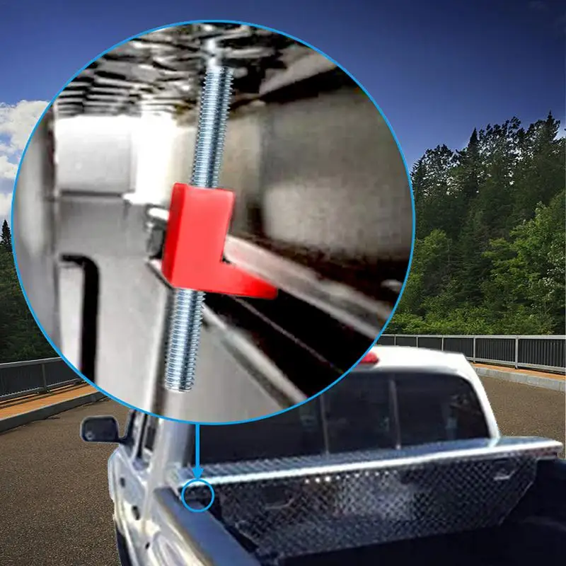 J-Hooks Crossover Mounting Set Tool Box Mount Tie Downs J Hooks Crossover Tool Box Mount Tie Downs Pickup Truck Tool Box Fixing