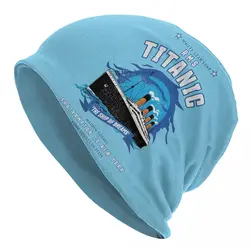 White Star Line RMS Titanic Beanies The Ship of Dreams Boys Kids Gift Bonnet Hats Men Dustproof Warm Head Wrap Bonnet Knit Hat