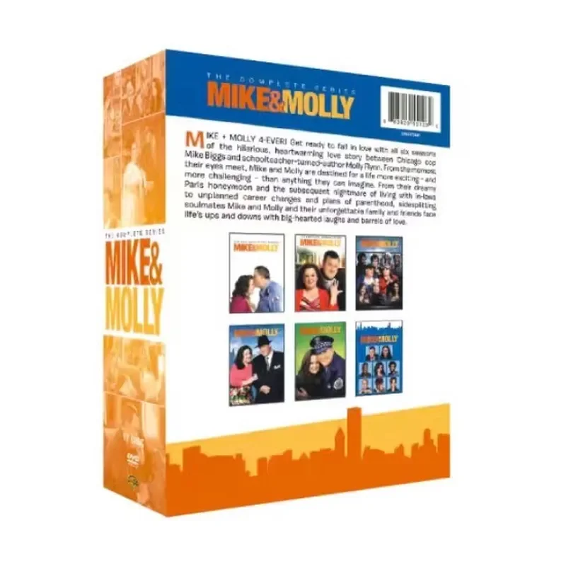 Mike Molly Season 1 to 6 Complete Series Collection 17 DVD Discs Set