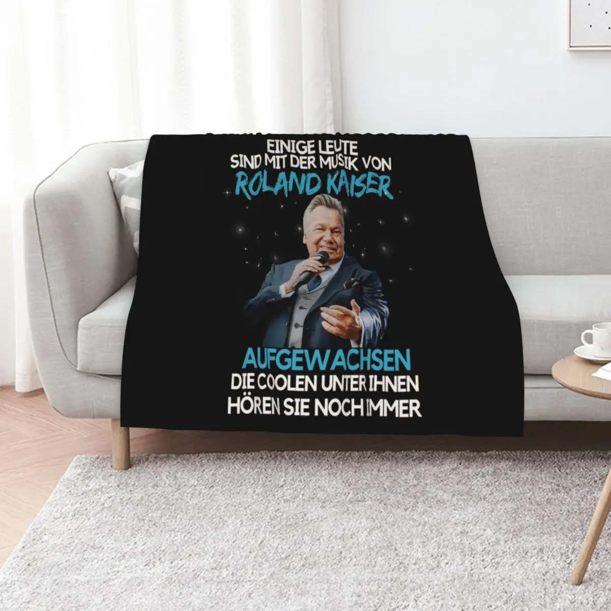 Copy of Roland Kaiser | rip Roland Kaiser| Schlagers?nger Roland Kaiser nur gott weiss warum kaiser Throw Blanket