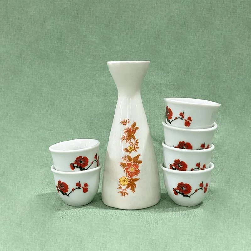 Vintage ceramic ornaments wine pots wine cups home desktop decorations ornaments folk art collections handicrafts