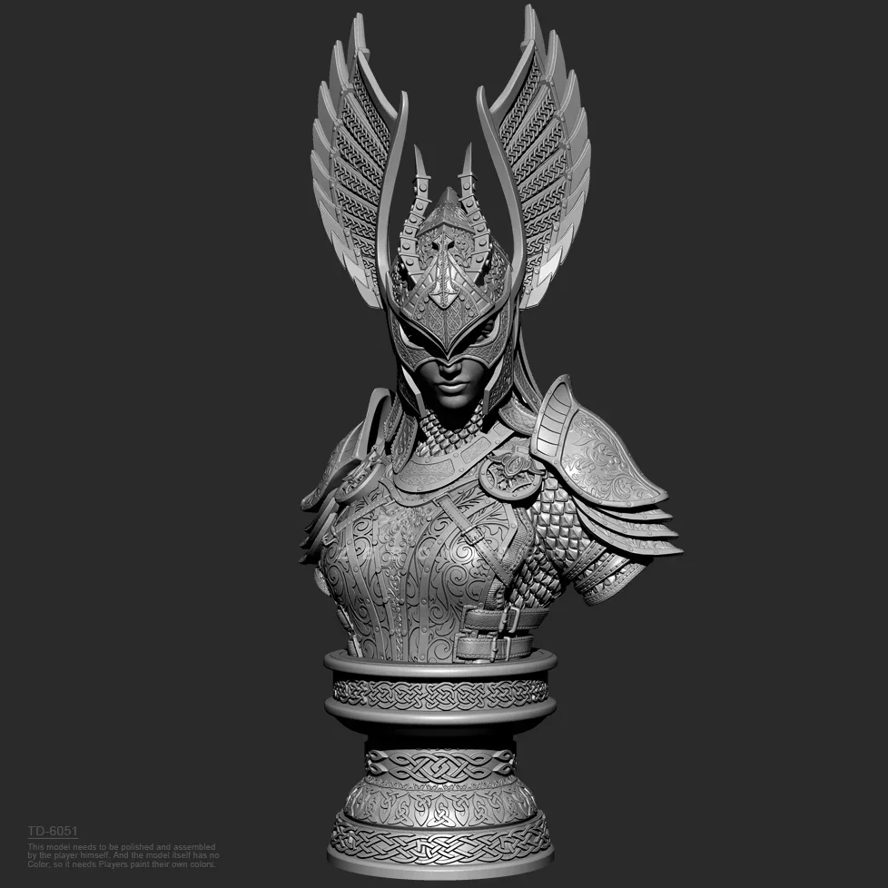 55mm 70mm Resin model kits figure beauty colorless and self-assemble (3D Printing ) TD-6051/3D