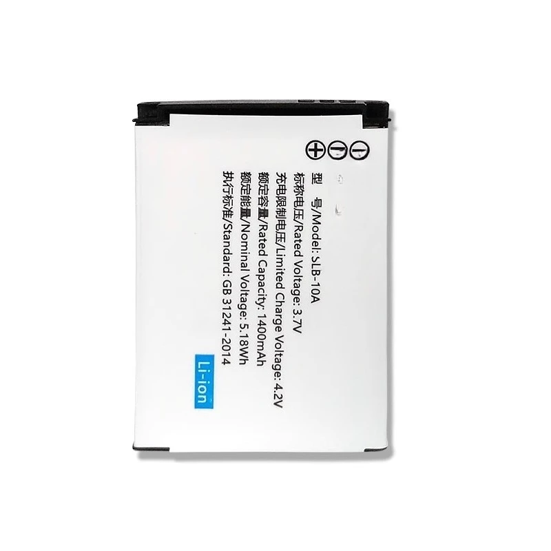 New SLB-10A SLB10A Camera Battery 3.7V 1400mAh for Samsung PL50 PL50S PL51 PL55 PL60 PL65 PL70