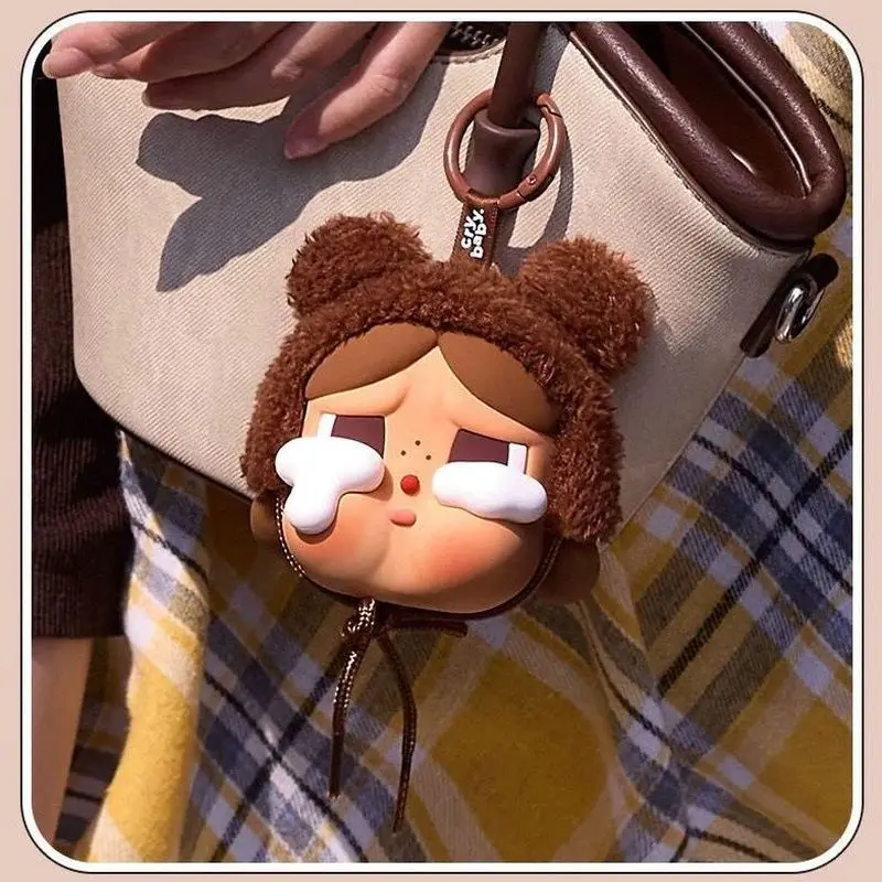 Crybaby Tear Factory Series Earphone Bag Trendy Peripheral Fashion Cute Gift Mini Cartoon Storage Bag Portable Kawaii Girl Toy