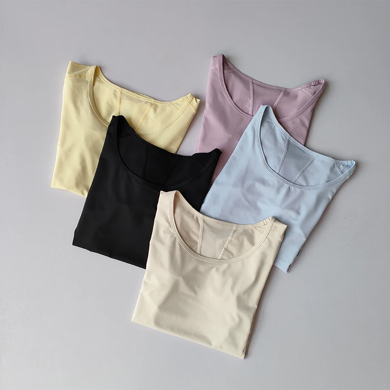 Sportliches Kurzarm-Sommer-Oberteil für Damen mit Taillenbetonung, Fitness-Trainings-Top mit Mesh-Einsätzen, atmungsaktiv, schnelltrocknend, Yoga-Anzug T-Shirt – Detail 15