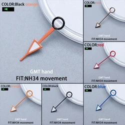12.5mm watch hand accessories glow-in-the-dark GMT hand for NH34 movement watch replacement repair parts needle