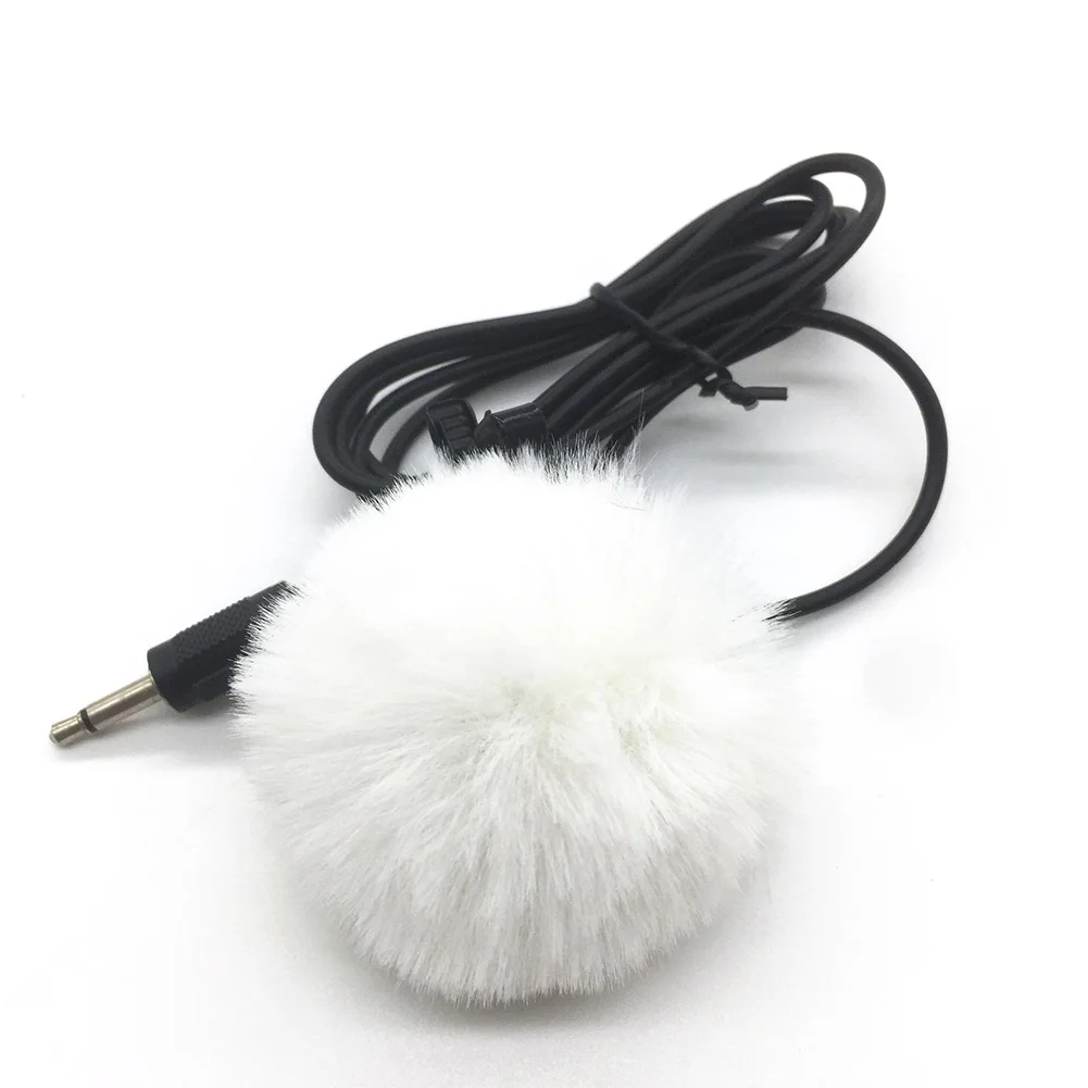 1PC Clip-on Lavalier Microphone Windscreen Furry Windshield Mic Muff Compatible with Boya M1 and Other Most Lapel Microphones