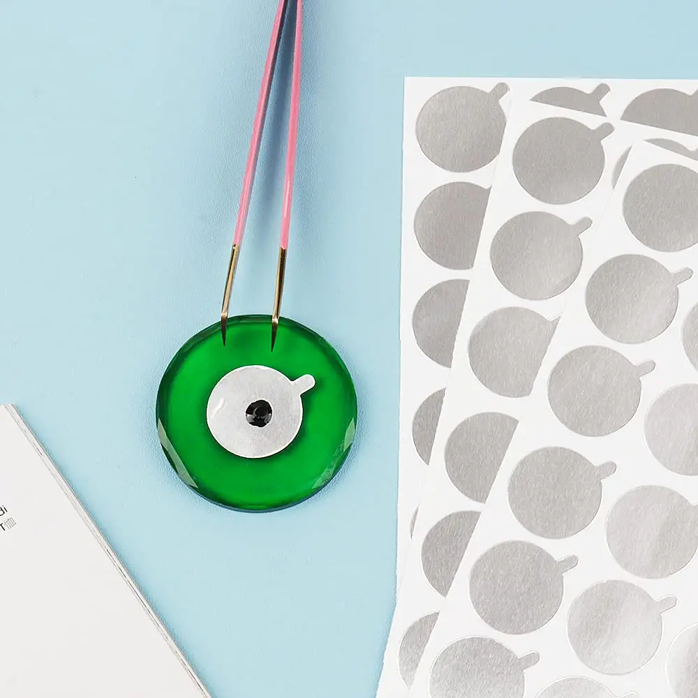 300 قطعة منصات ملصق احباط (10 ورقة) رمش تمديد لاصق الغراء البليت ملصق منصات ، حامل لاصق وسادة لاش ملصق