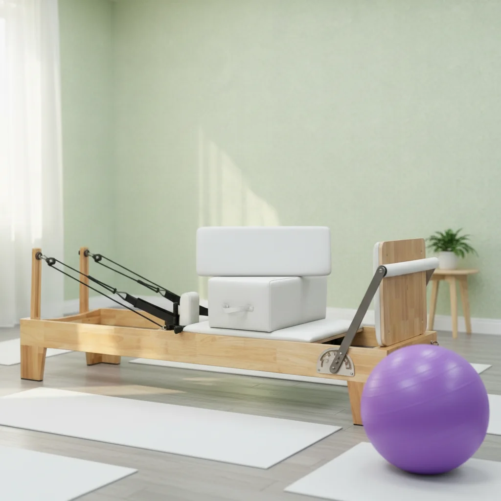 Durable Portable Wooden Pilates Reformer Gym Studio &Yoga Studio