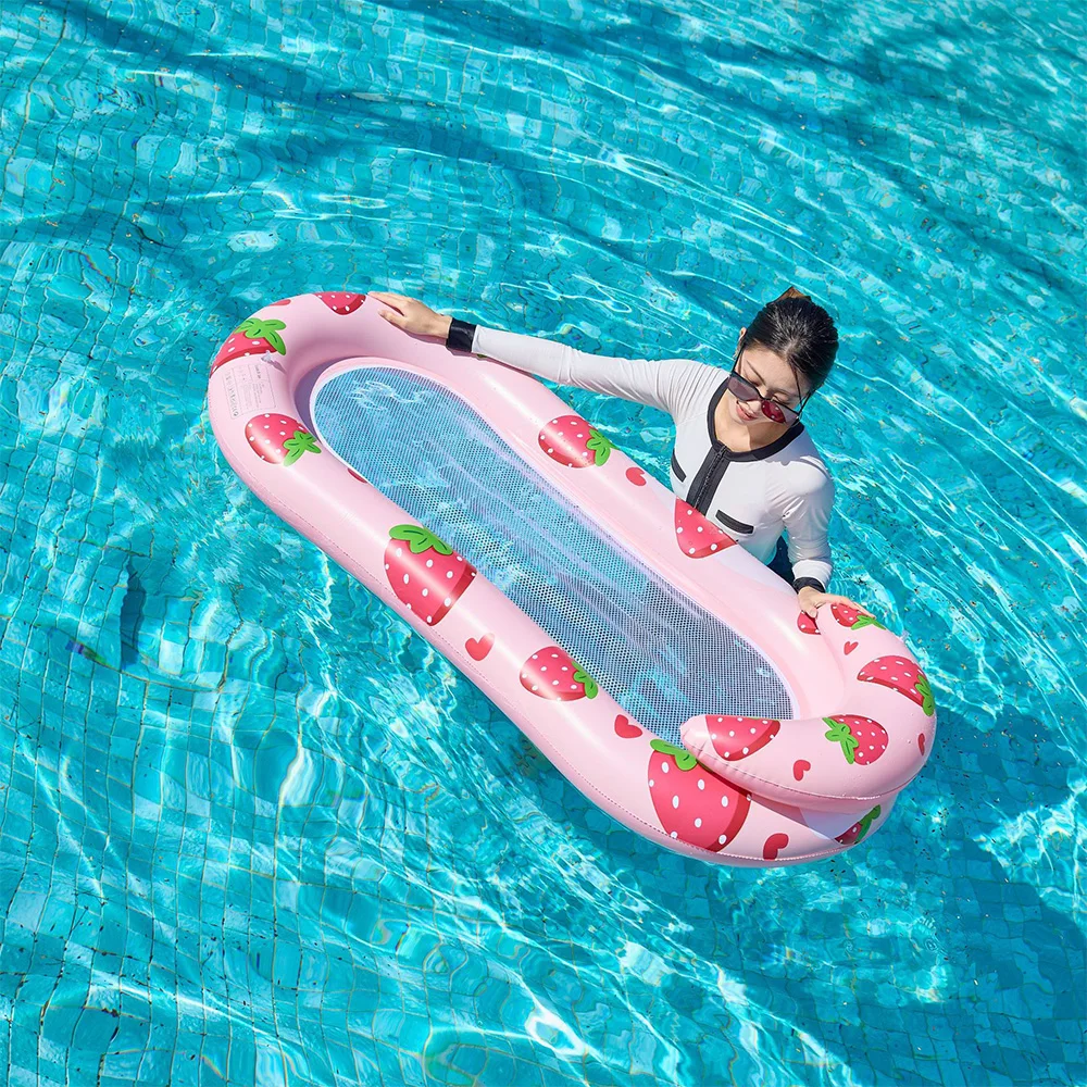 1Pcs Inflatable Pool Float Swim Mattress Water Hammock Adult Swim Tube Summer Water Swim Pool Lakes And Rivers - view 2