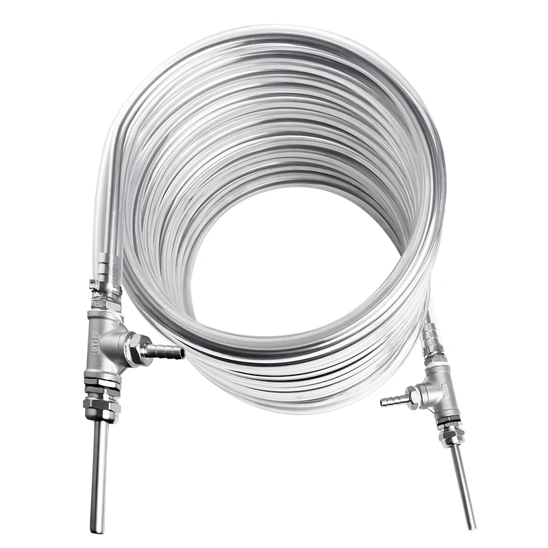 3/8\'\' x 10M Counterflow Wort Chiller Stainless Steel Heat Exchanger Cooling Coil Pipe Super Efficient Beer Cooling Machine